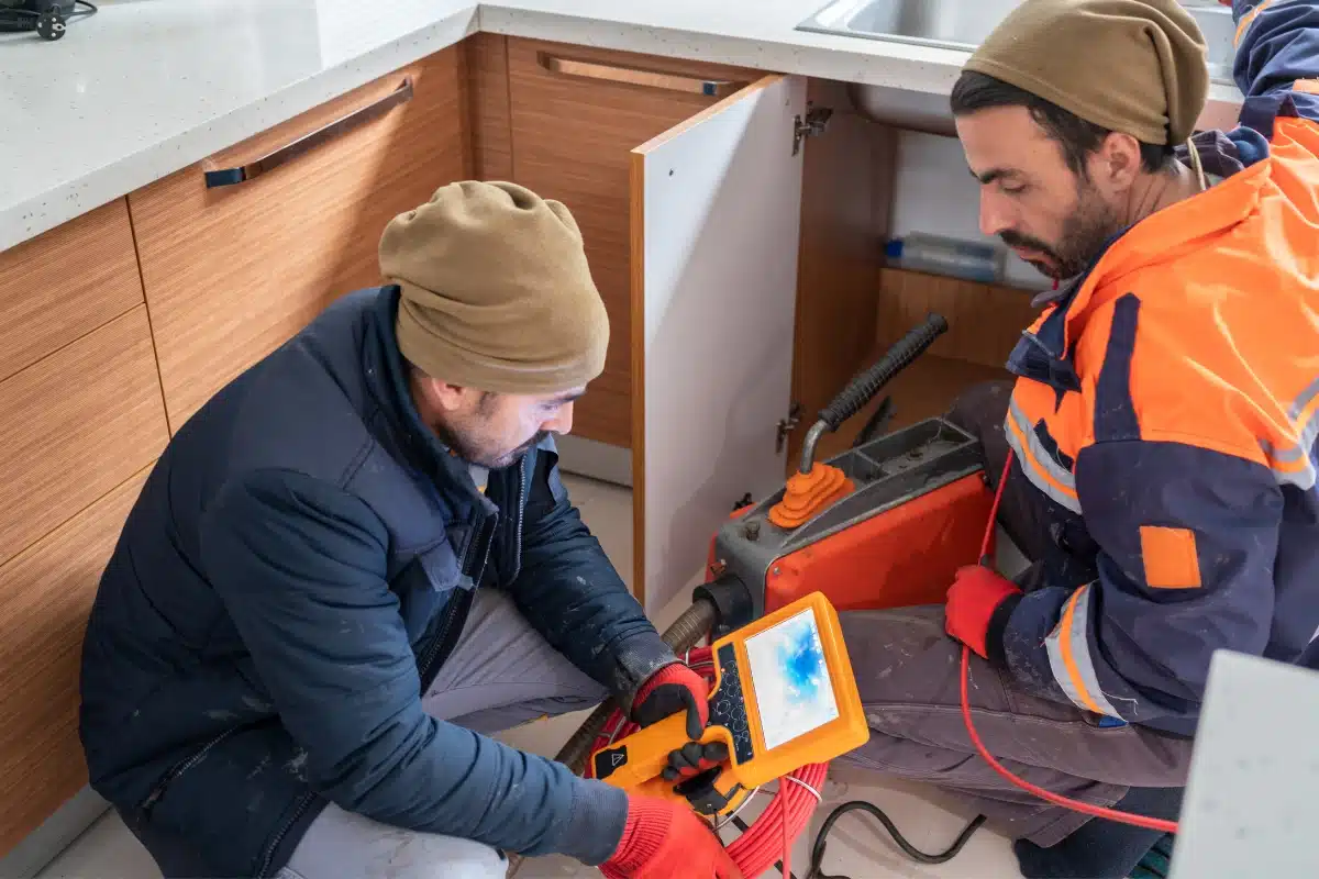 Inspection drain par camera